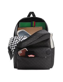 Mochila Unisex Vans Old Skool Check Negra