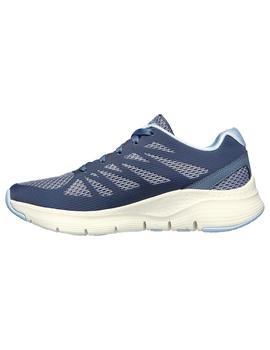 Zapatilla Mujer Skechers Arch Fit Marino/Gris