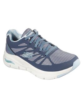 Zapatilla Mujer Skechers Arch Fit Marino/Gris