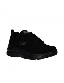 Zapatilla Mujer Skechers Fashion Fit Negro