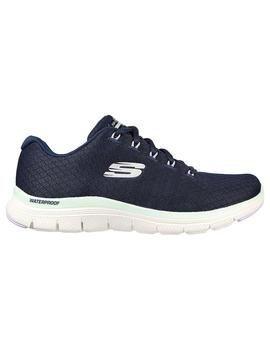 Zapatilla Mujer Skechers Flex Appeal 4.0 Marino