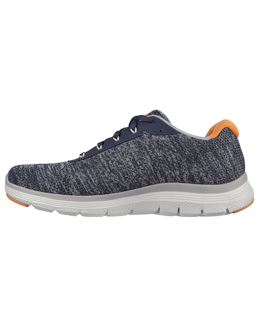 Zapatilla Hombre Skechers Flex Advant Gris/Marino