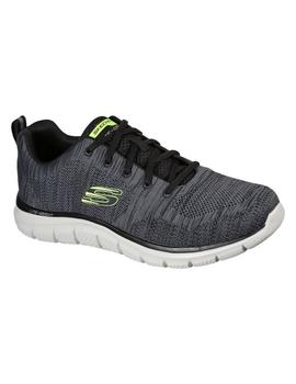 Zapatilla Hombre Skechers Track-Fro Gris/Verde