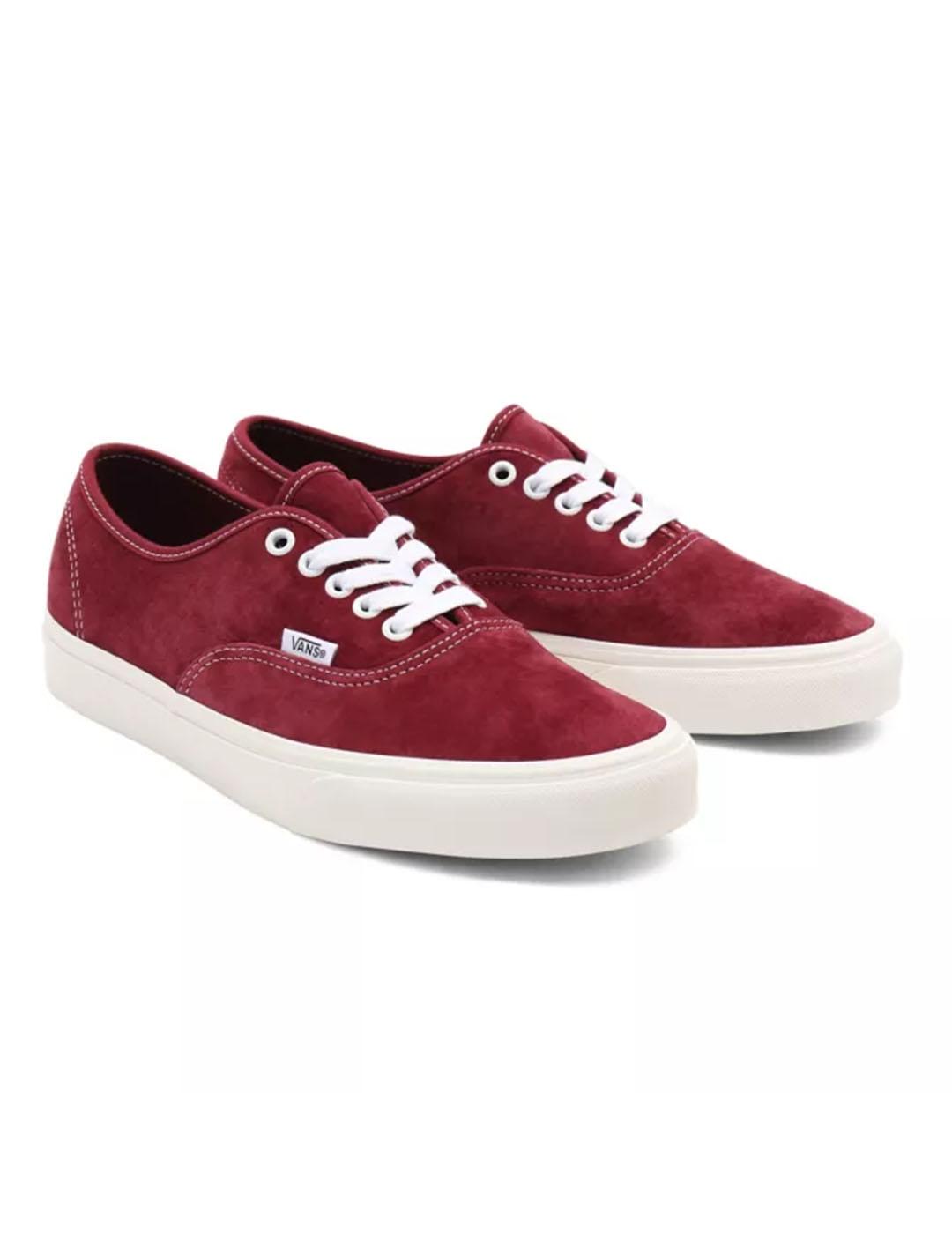Zapatillas vans deals mujer granates