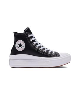 Zapatilla Mujer Converse Move Hi Top Piel Negra