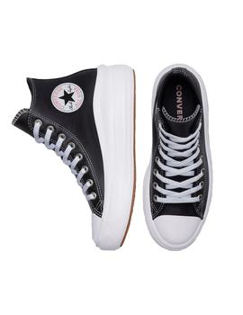 Zapatilla Mujer Converse Move Hi Top Piel Negra