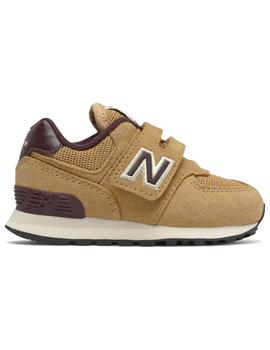 Zapatilla Baby New Balance 574 Marrón