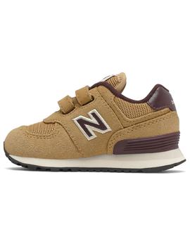 Zapatilla Baby New Balance 574 Marrón