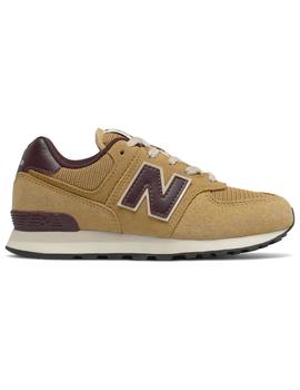 Zapatilla Niño New Balance 574 Marrón