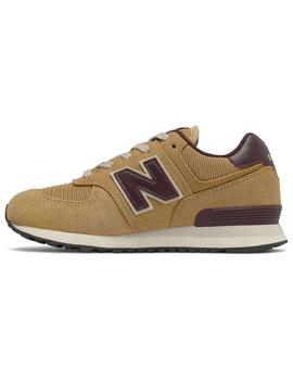 Zapatilla Niño New Balance 574 Marrón