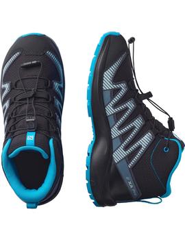 Bota Niñ@ Salomon Xa Pro V8  Mid Negra Azul