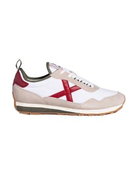 Zapatilla Hombre Munich Um 21 Blanca Granate