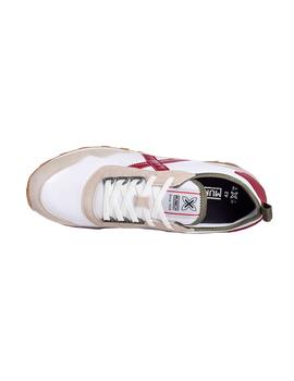 Zapatilla Hombre Munich Um 21 Blanca Granate