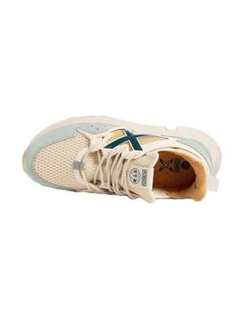 Zapatilla Mujer Munich Clik 16 Beige Celeste