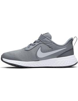 Zapatilla Niño Nike Revolution 5 Gris