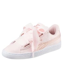 Incidente, evento natural Anotar Zapatilla Puma Basket Heart Mujer