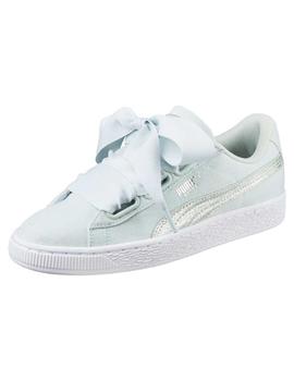 zapatillas puma basket heart mujer