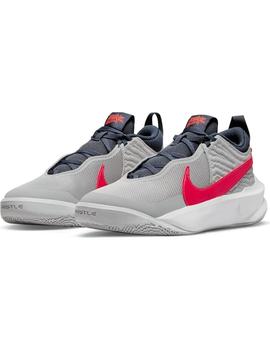 Zapatilla Unisex Nike Team Hustle Gris