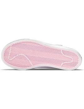 Zapatilla Niña Nike Court Legacy Blanco/Rosa