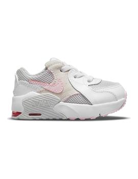 Zapatilla Niño Nike air Max Excee Gris Blanca Rosa