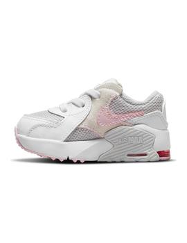 Zapatilla Niño Nike air Max Excee Gris Blanca Rosa