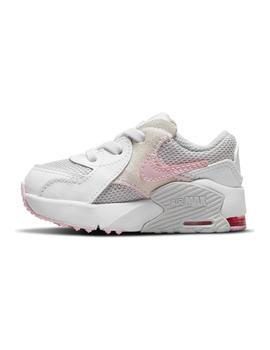 Zapatilla Niño Nike air Max Excee Gris Blanca Rosa