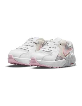 Zapatilla Niño Nike air Max Excee Gris Blanca Rosa