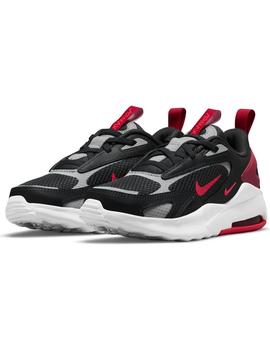 Zapatilla Niño Nike Air Max Bolt Negra Roja