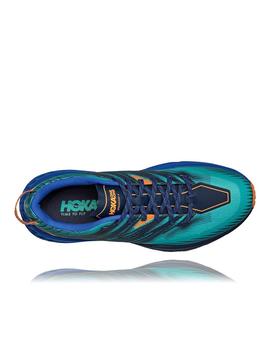 Zapatilla Hombre Hoka Speedgoat 4 Verde Azul