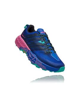 Zapatilla Mujer Hoka Speedgoat 4 Azul Rosa