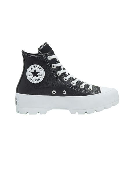 Zapatilla Mujer Converse Piel Negra