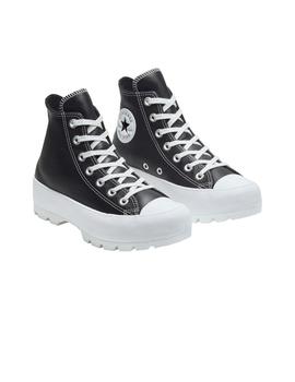 Zapatilla Mujer Converse Lugged Piel Negra