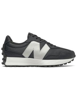 Zapatilla Mujer New Balance 327 Negra Plata