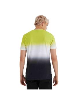 Camiseta Hombre Ellesse Sulphur Verde Negro Blanca