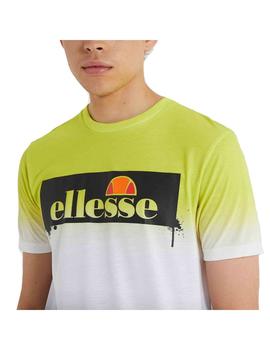 Camiseta Hombre Ellesse Sulphur Verde Negro Blanca