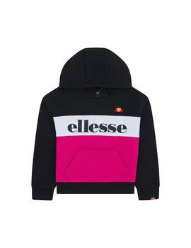 Sudadera Niña Ellesse Chelina Negro Rosa