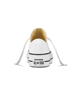 Zapatilla Converse Mujer Plataforma Blanca Baja T