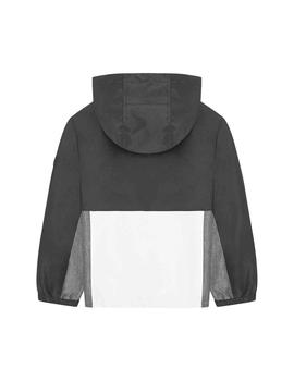 Cortavientos Niño Ellesse Negro Blanco