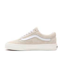 Zapatilla Mujer Vans Old Skool Crema