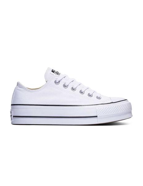 Aleta definido Acera Zapatillas converse Mujer plataforma blanca baja t