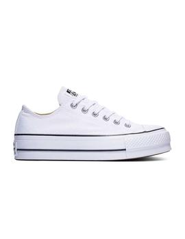 Zapatilla Converse Mujer Plataforma Blanca Baja T