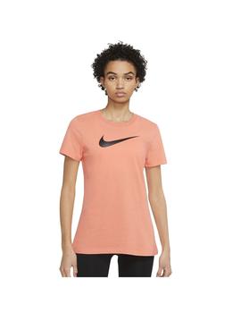 Camiseta Mujer Nike Tee Df Naranja