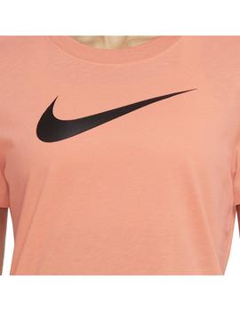 Camiseta Mujer Nike Tee Df Naranja