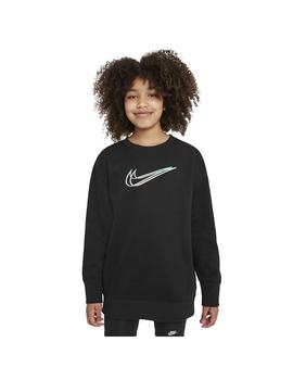 Sudadera Niña Nike Crew Negro