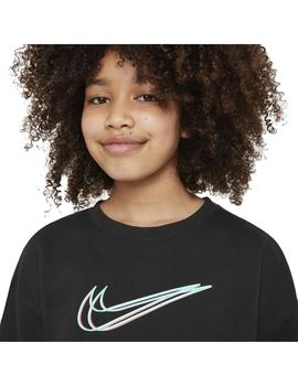 Sudadera Niña Nike Crew Negro