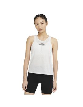 Camiseta Mujer Nike City Sleek Gris claro.