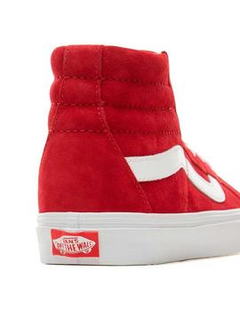 Zapatillas Vans Sk8-Hi Mujer Rojo