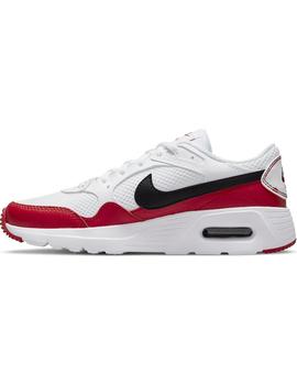 Zapatilla Niño Nike  Air Max SC Blanca Roja