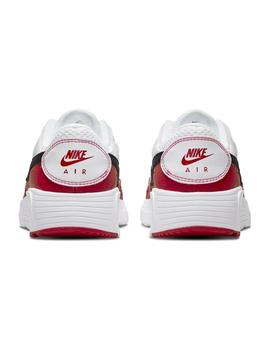 Zapatilla Niño Nike  Air Max SC Blanca Roja