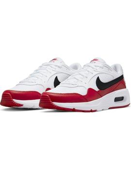 Zapatilla Niño Nike  Air Max SC Blanca Roja